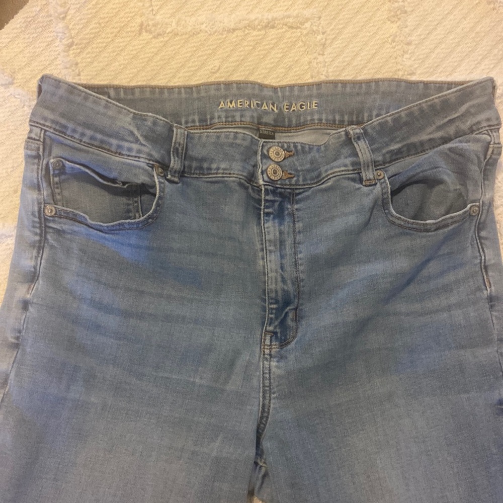 American Eagle High Rise Artist Flare Jeans